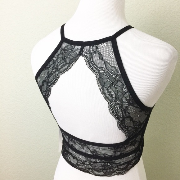 NWT Medium Bralette Top Black Lace - Picture 3 of 6